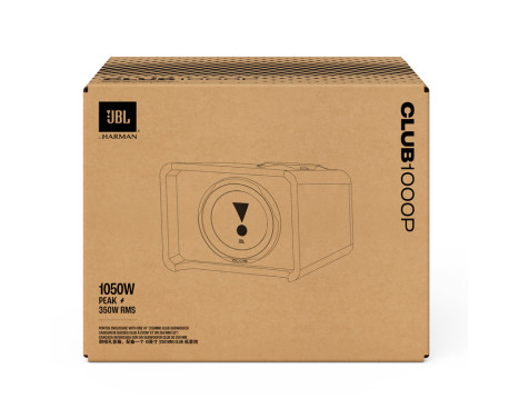 JBL Club 1000P 10'' Passive Subwoofer (Boombox) with bass reflex port, Image 6
