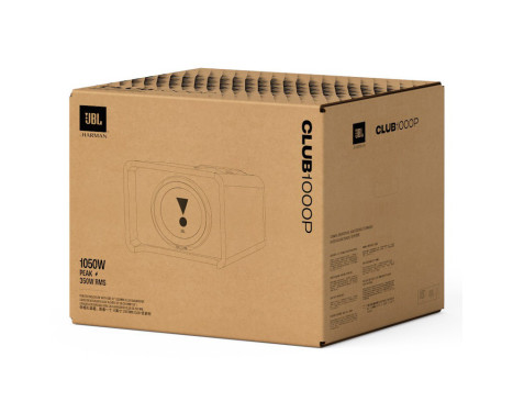 JBL Club 1000P 10'' Passive Subwoofer (Boombox) with bass reflex port, Image 7