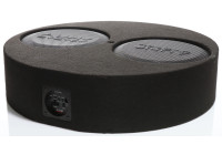 R-SERIES EVO ACTIVE SUBFRAME 14 liter round closed box with 2x R 10 FLAT EVO3-D4 + CO-220.1