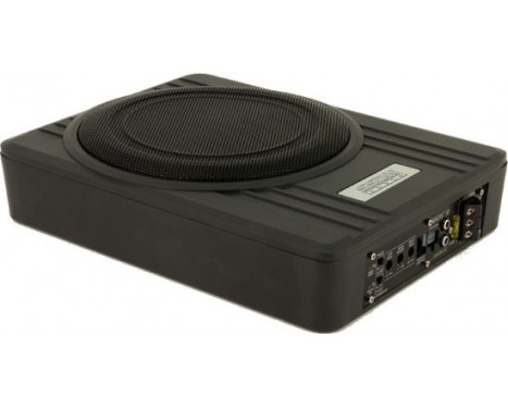 SSDN 10 inch 'Under-Seat' Subwoofer box active flat - 600 Real Watts