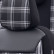 otoM Fabric Seat Cover Set 'Sports' - Black / Gray - 11-piece, Thumbnail 5