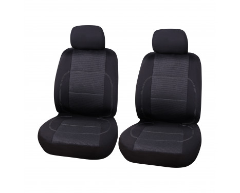 Seat cover set Paris 4-piece black