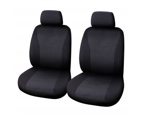 Seat cover set Vienna 4-piece black