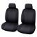 Seat cover set Vienna 4-piece black