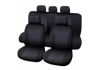 Seat cover set Vienna 9-piece black