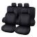 Seat cover set Vienna 9-piece black, Thumbnail 2