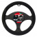 Carpoint Steering Wheel Cover Black Comfort