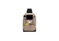 Universal Car Seat Organizer - Beige PVC Leather