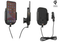 Apple iPhone 11 Pro Max Qi wireless Active adjustable holder with 12V USB plug