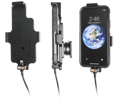 Apple iPhone X / Xs with or without case Active holder with 12V USB plug