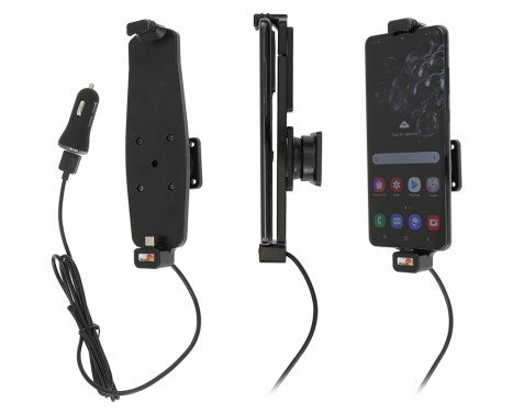 Samsung Galaxy S20 Ultra Active holder with 12V USB plug. With cover, Image 2