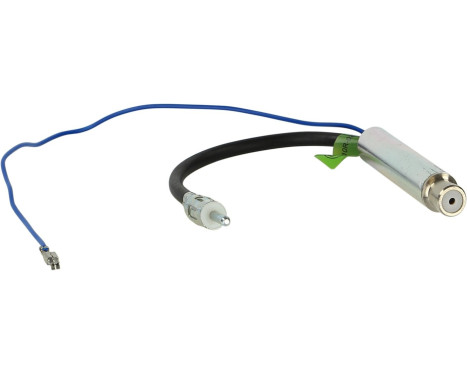 Antenna adapter with phantom power supply ISO (f) -> DIN (m)