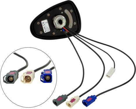 Roof antenna AM/FM DAB/DAB+ GNSS (GPS/GLONASS) Shark II