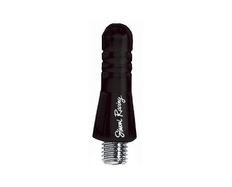 Simoni Racing Aluminum Antenna Toy - Black - Length 3cm