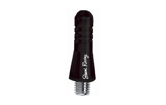 Simoni Racing Aluminum Antenna Toy - Black - Length 3cm