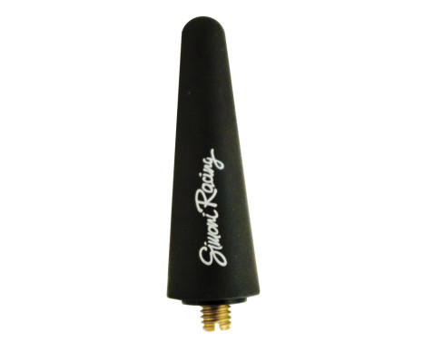 Simoni Racing Rubber Antenna 'Fun' - Black - Length 5cm