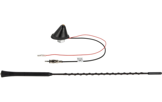 Universal roof antenna 16V AM/FM amplified (active) 72 degree mounting angle, Image 2