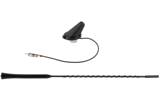 Universal roof antenna 16V AM/FM passive 52 degree mounting angle, Image 2