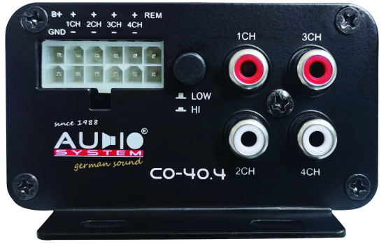 CO-SERIES 4-Channel IC Amplifier ISO Connection, Image 2