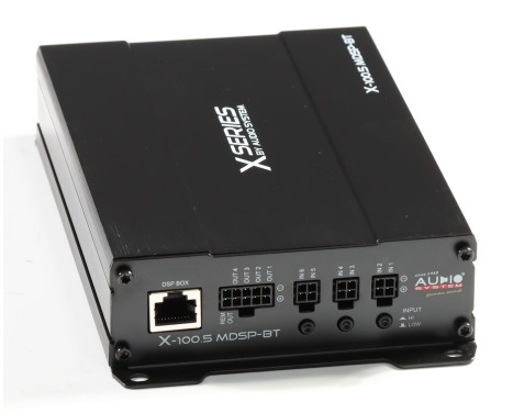 X-SERIES 5-channel amplifier with 9-channel DSP and BT