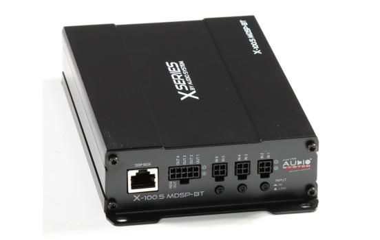 X-SERIES 5-channel amplifier with 9-channel DSP and BT