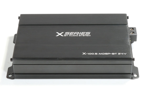 X-SERIES 5-channel amplifier with 9-channel DSP and BT 24 Volt