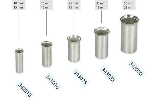 Wire end sleeve uninsulated 10.0 mm² (250 pieces), Image 2