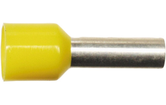 Wire end sleeve yellow 6.0 mm² (100 pieces)