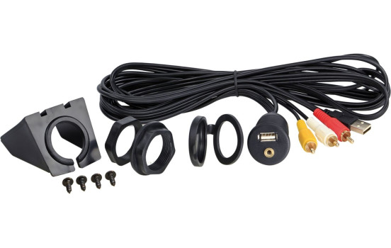 3.5mm Aux + USB > Cinch / USB