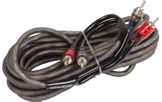 AUDIO SYSTEM HIGH-ECONOMIC RCA CABLE 5000mm OFC cinch cable included in all PCSC cable sets