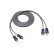 Recoil Echo OFC RCA Cinch Cable 2 Channel 180cm