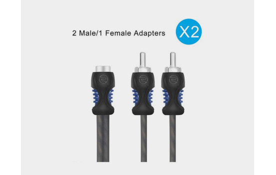 Recoil Echo OFC RCA Cinch Cable Y-Cable (f)>(m)/(m) 30cm, Image 6