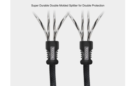 Recoil Premium OFC RCA Cinch Cable 4 Channel 510cm, Image 2