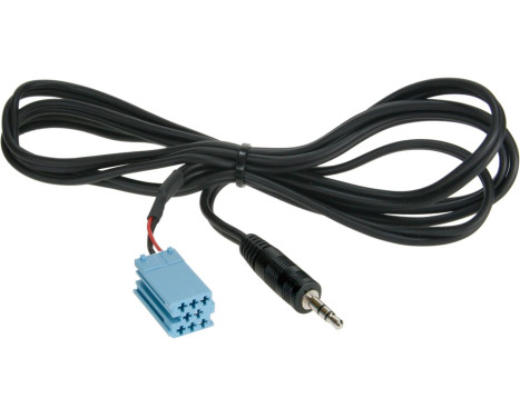 Stereo jack 3.5mm Stereo to Mini-ISO (Blue) 1.25meter