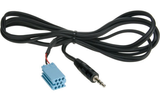 Stereo jack 3.5mm Stereo to Mini-ISO (Blue) 1.25meter