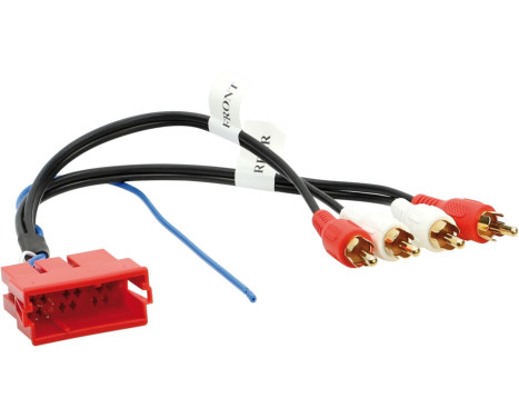Active System Adapter Mini ISO > Cinch Audi A3/ A4/ A6/ A8/ TT