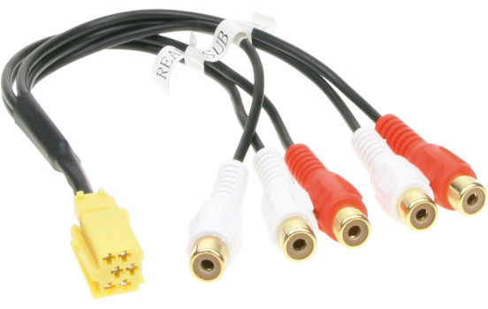 Preamplifier Adapter Mini ISO > Cinch