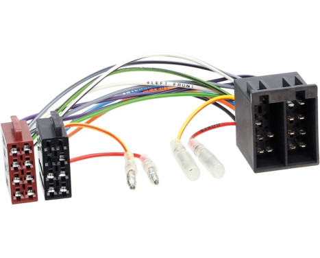 Radio Connection Cable ISO connection > ISO plug Optional clamp 15/30 rotatable