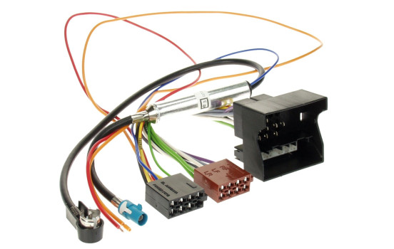 Radio Connection Cable Various models Opel Quadlock > ISO Norm / Phantom power (ISO)