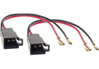 Speaker Adapter Cable (2x) Various models Opel-Renault-Seat-VW-Citroën-Nissan-Mercedes-Dacia-Skoda-Sea