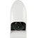 Rear view camera van/camper, teardrop-shaped, white