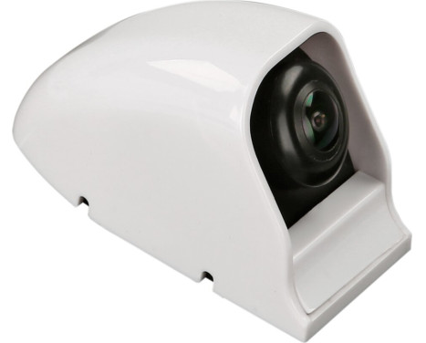 Rear view camera van/camper, teardrop-shaped, white, Image 3