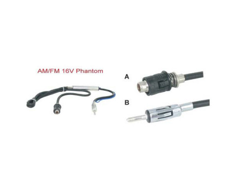 AM / FM 16V Phantom antenna adapter