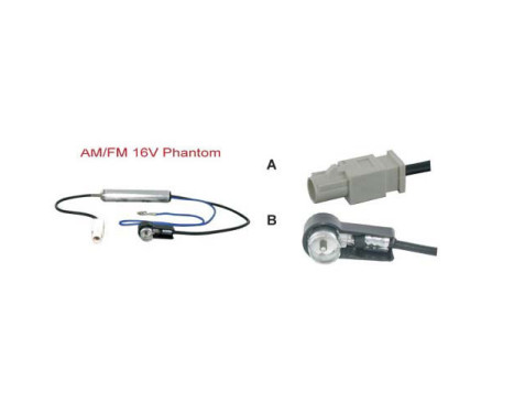 AM / FM 16V Phantom antenna adapter