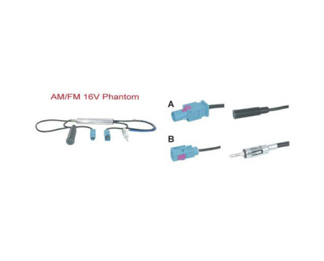 AM / FM 16V Phantom antenna adapter