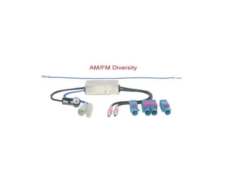 AM / FM Diversity antenna adapter active