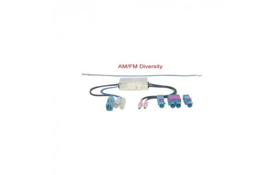 AM / FM Diversity antenna adapter active