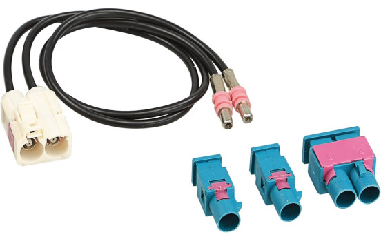 Antenna Adapter Set Double-FAKRA (w) > 1x Double / 2x Single
