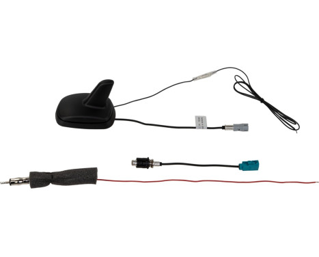 Shark roof antenna AM/FM incl adapters DIN & Fakra (phantom), Image 2