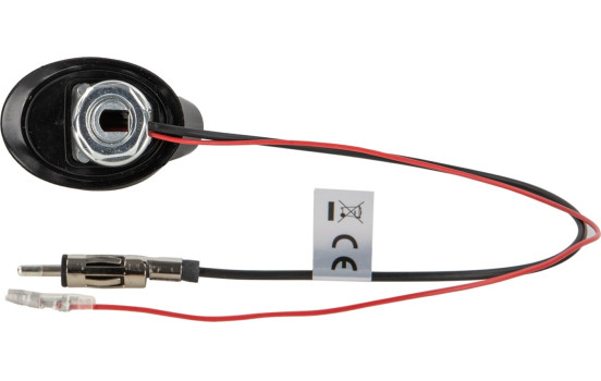 Universal roof antenna 16V AM/FM amplified (active) 52 degree mounting angle, Image 3